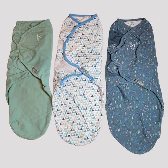 Lot of 3 Swaddle Me Size Large 3-6 Months 14-18 lbs Sleep Sack 100% Cotton Boys - Picture 1 of 9